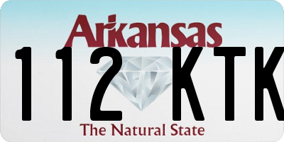 AR license plate 112KTK