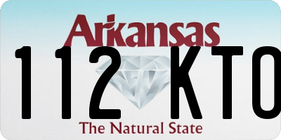 AR license plate 112KTO