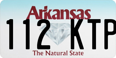AR license plate 112KTP