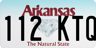 AR license plate 112KTQ