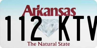 AR license plate 112KTV