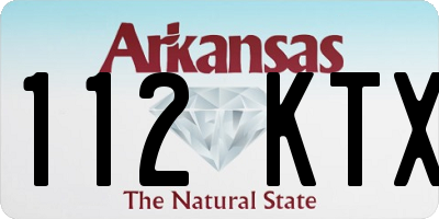 AR license plate 112KTX