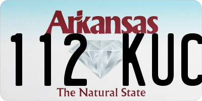 AR license plate 112KUC