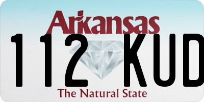 AR license plate 112KUD