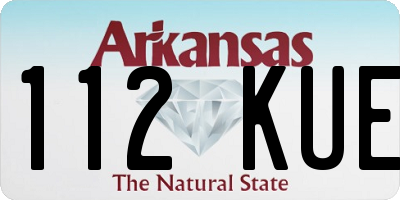 AR license plate 112KUE