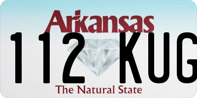 AR license plate 112KUG