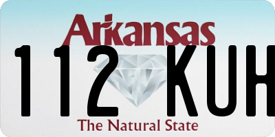 AR license plate 112KUH