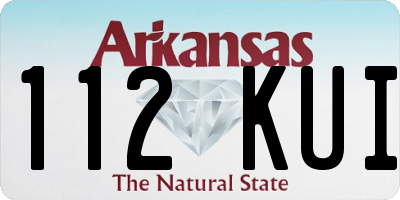 AR license plate 112KUI