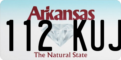 AR license plate 112KUJ