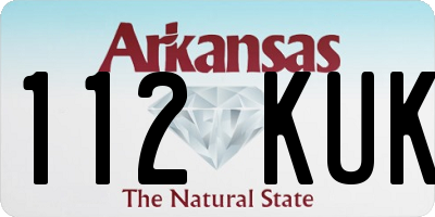 AR license plate 112KUK