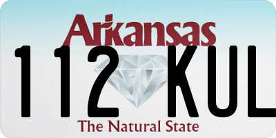 AR license plate 112KUL