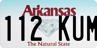 AR license plate 112KUM