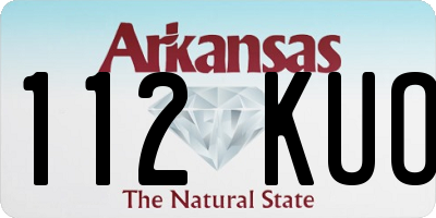 AR license plate 112KUO