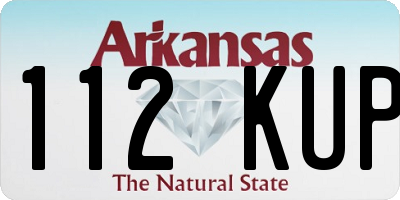 AR license plate 112KUP
