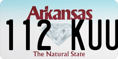 AR license plate 112KUU