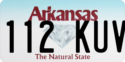 AR license plate 112KUV