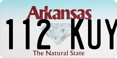 AR license plate 112KUY