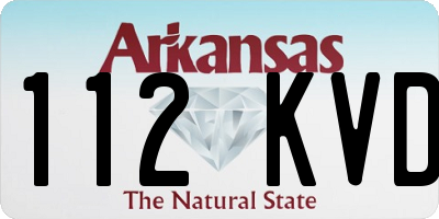 AR license plate 112KVD