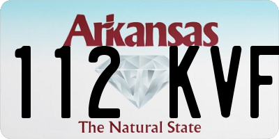 AR license plate 112KVF