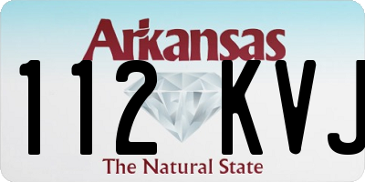 AR license plate 112KVJ