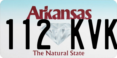 AR license plate 112KVK