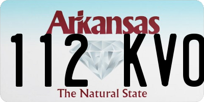 AR license plate 112KVO