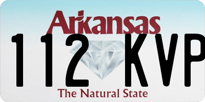 AR license plate 112KVP