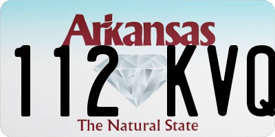 AR license plate 112KVQ