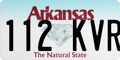 AR license plate 112KVR