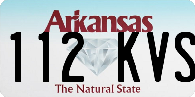 AR license plate 112KVS