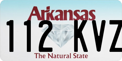AR license plate 112KVZ