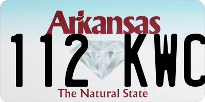 AR license plate 112KWC