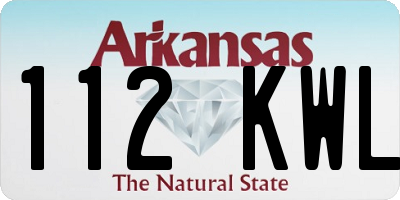 AR license plate 112KWL