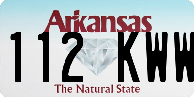 AR license plate 112KWW