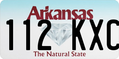 AR license plate 112KXC