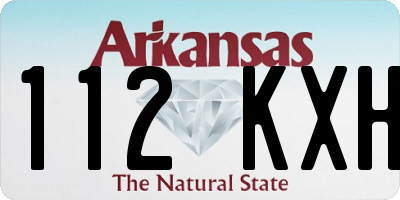 AR license plate 112KXH