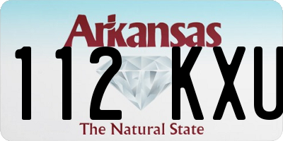 AR license plate 112KXU