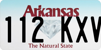 AR license plate 112KXV