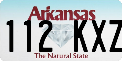 AR license plate 112KXZ