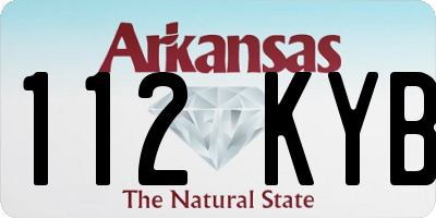 AR license plate 112KYB