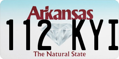 AR license plate 112KYI