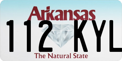 AR license plate 112KYL