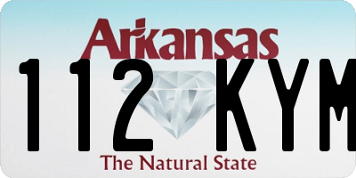 AR license plate 112KYM