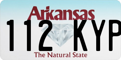 AR license plate 112KYP