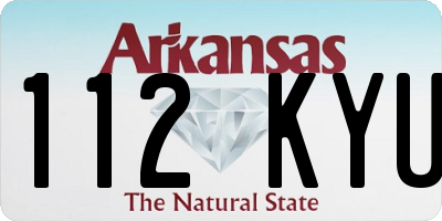 AR license plate 112KYU
