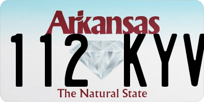 AR license plate 112KYV