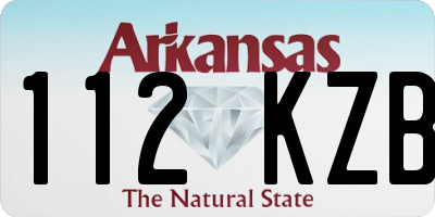 AR license plate 112KZB