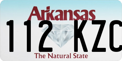 AR license plate 112KZC