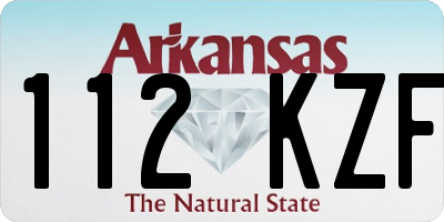 AR license plate 112KZF