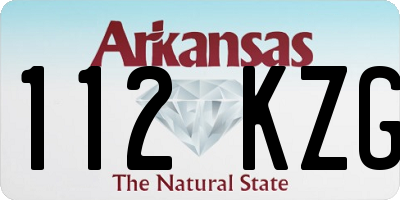 AR license plate 112KZG